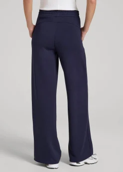 Pull-On Tie Waist Wide Leg Pants for Tall Women
