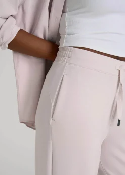 Pull-On Tie Waist Wide Leg Pants for Tall Women