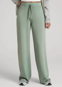 Pull-On Tie Waist Wide Leg Pants for Tall Women