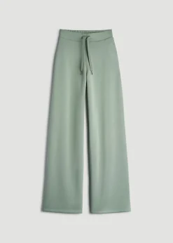 Pull-On Tie Waist Wide Leg Pants for Tall Women