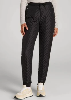 Quilted Joggers for Tall Women
