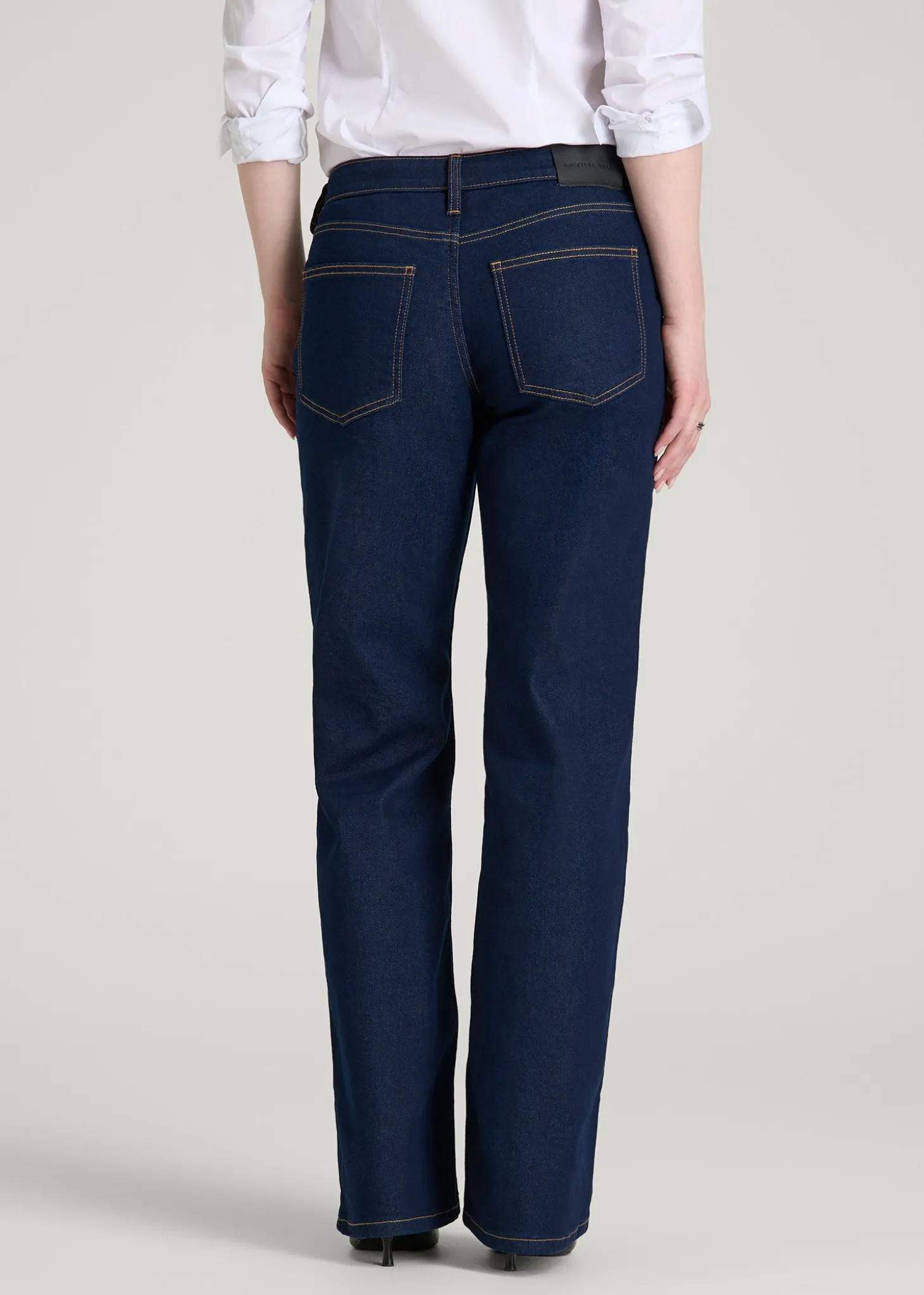 Quinn Mid-Rise Relaxed Fit Jeans for Tall Women