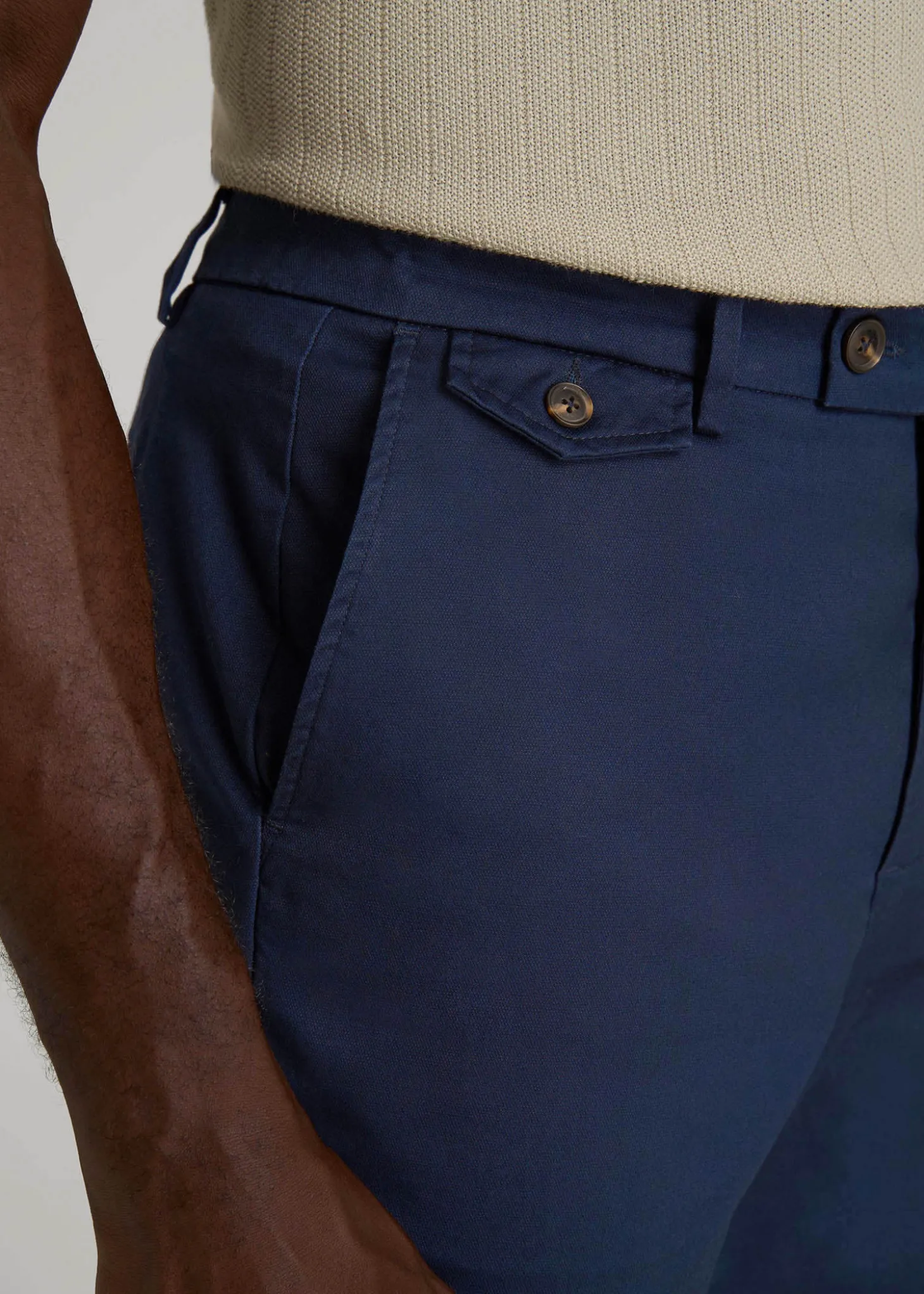 Refined Chinos for Tall Men