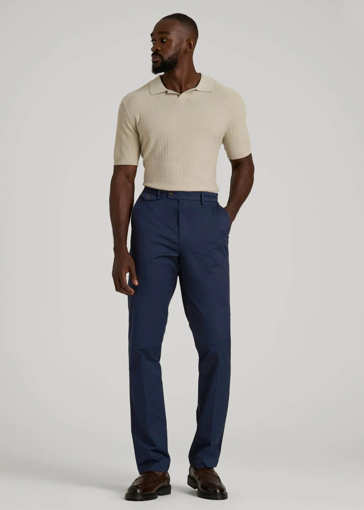 Refined Chinos for Tall Men