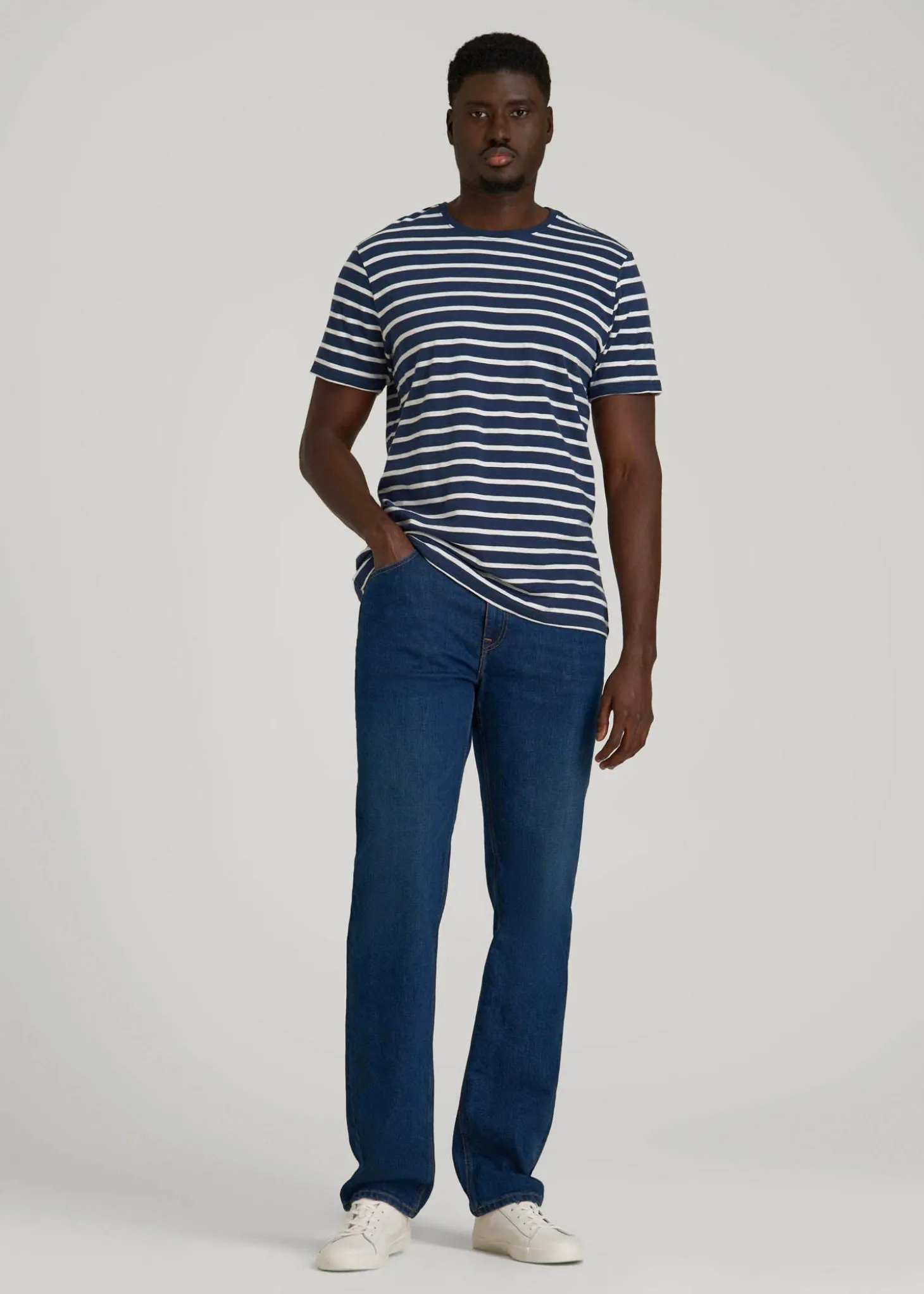 REGULAR-FIT Striped Tee for Tall Men
