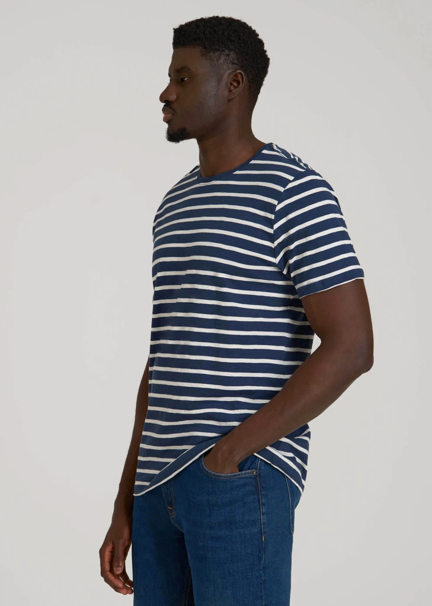 REGULAR-FIT Striped Tee for Tall Men