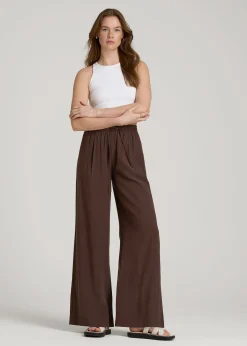 Relaxed Pull-On Pants for Tall Women