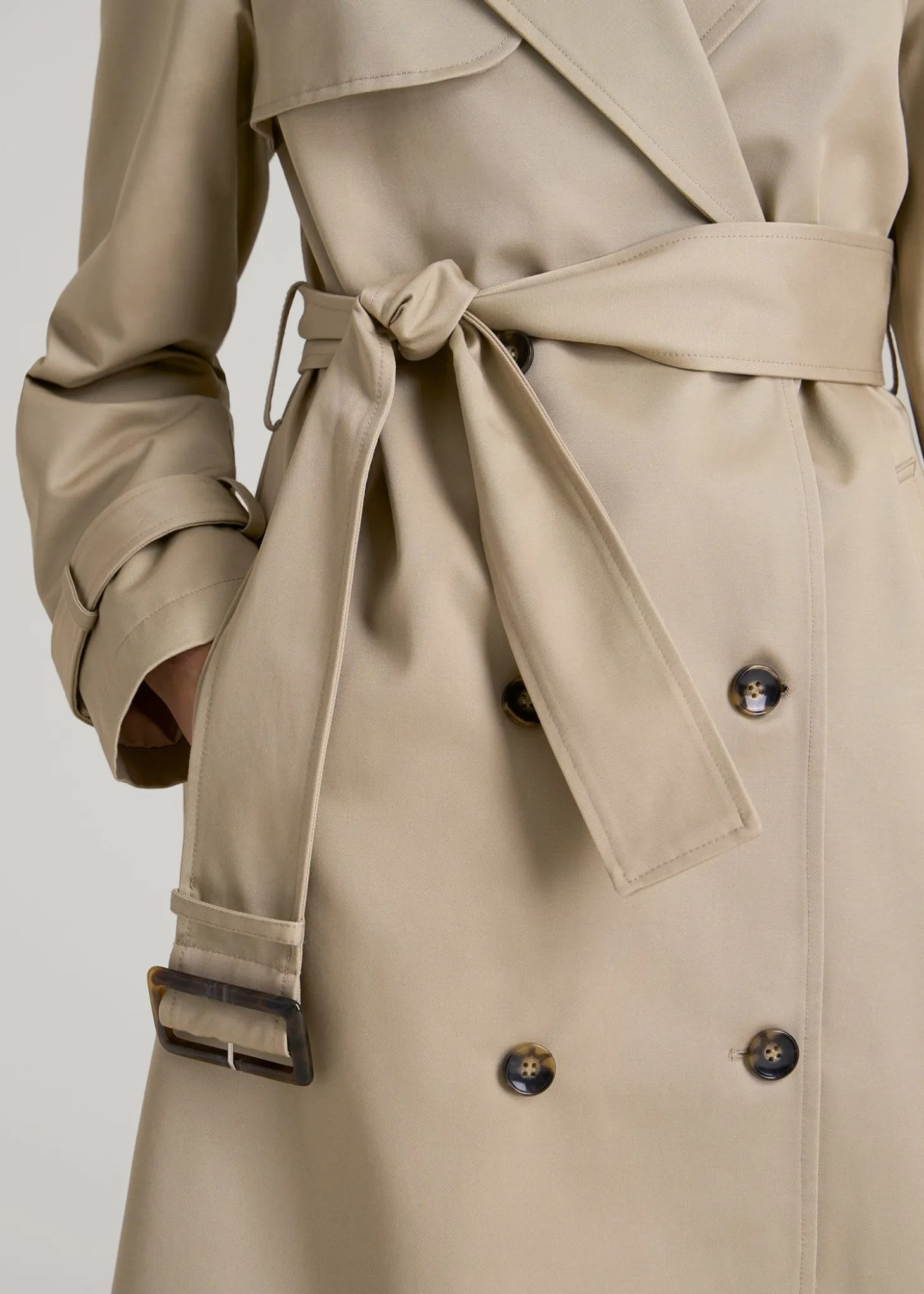 Relaxed Trench Coat for Tall Women
