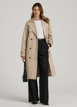Relaxed Trench Coat for Tall Women