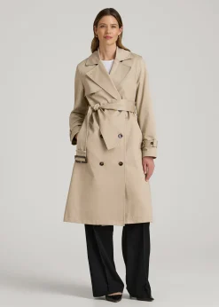 Relaxed Trench Coat for Tall Women