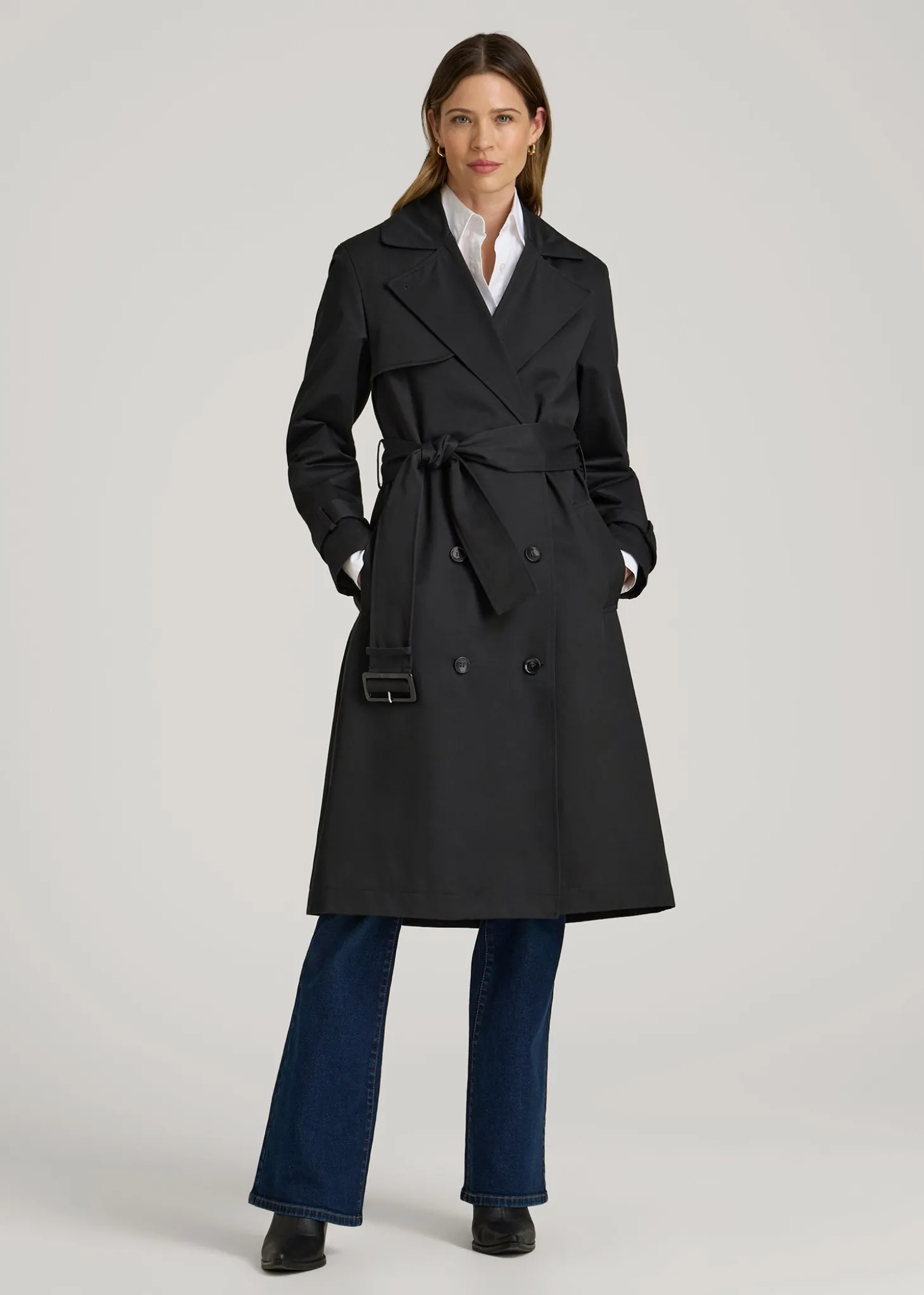 Relaxed Trench Coat for Tall Women