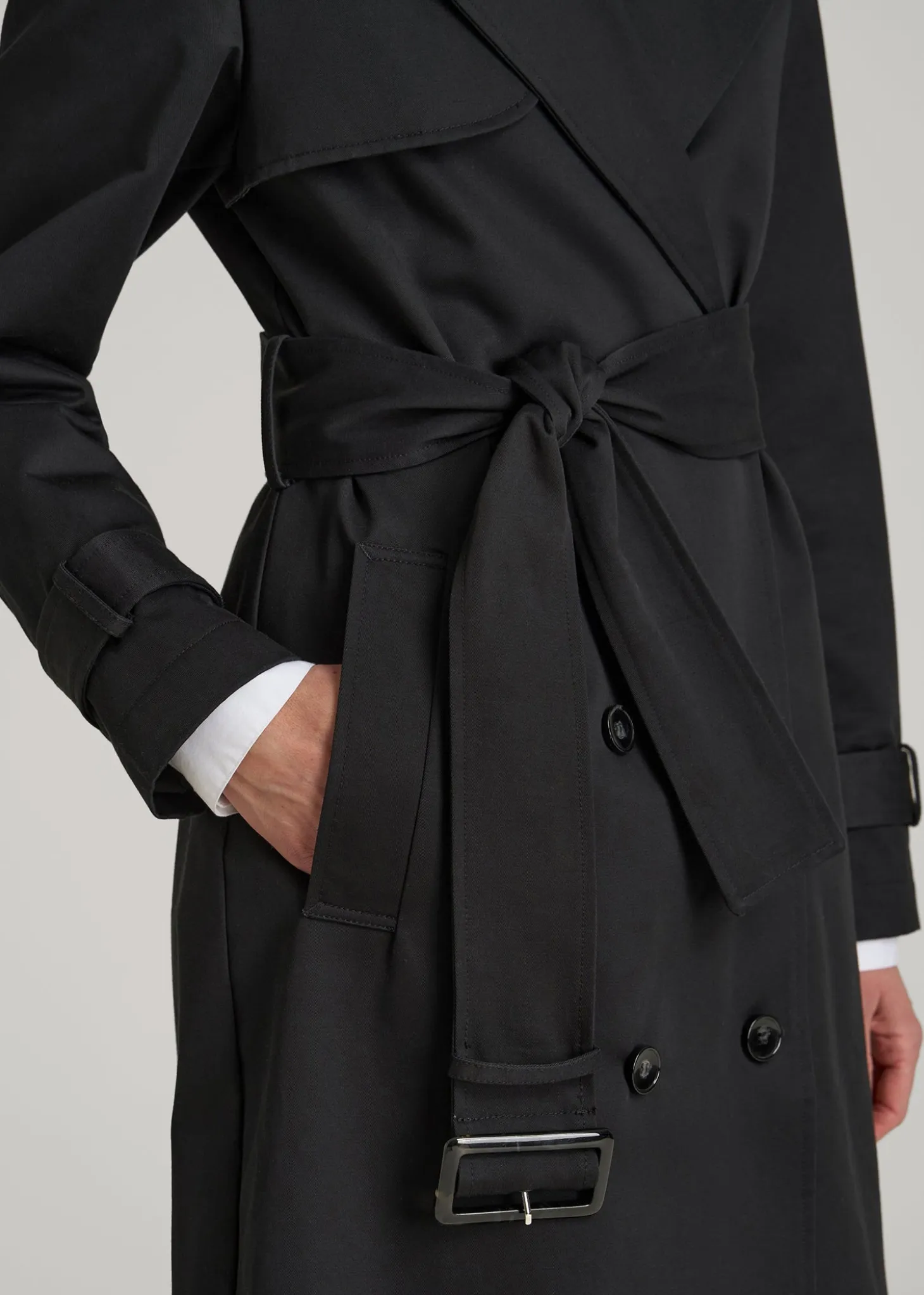 Relaxed Trench Coat for Tall Women
