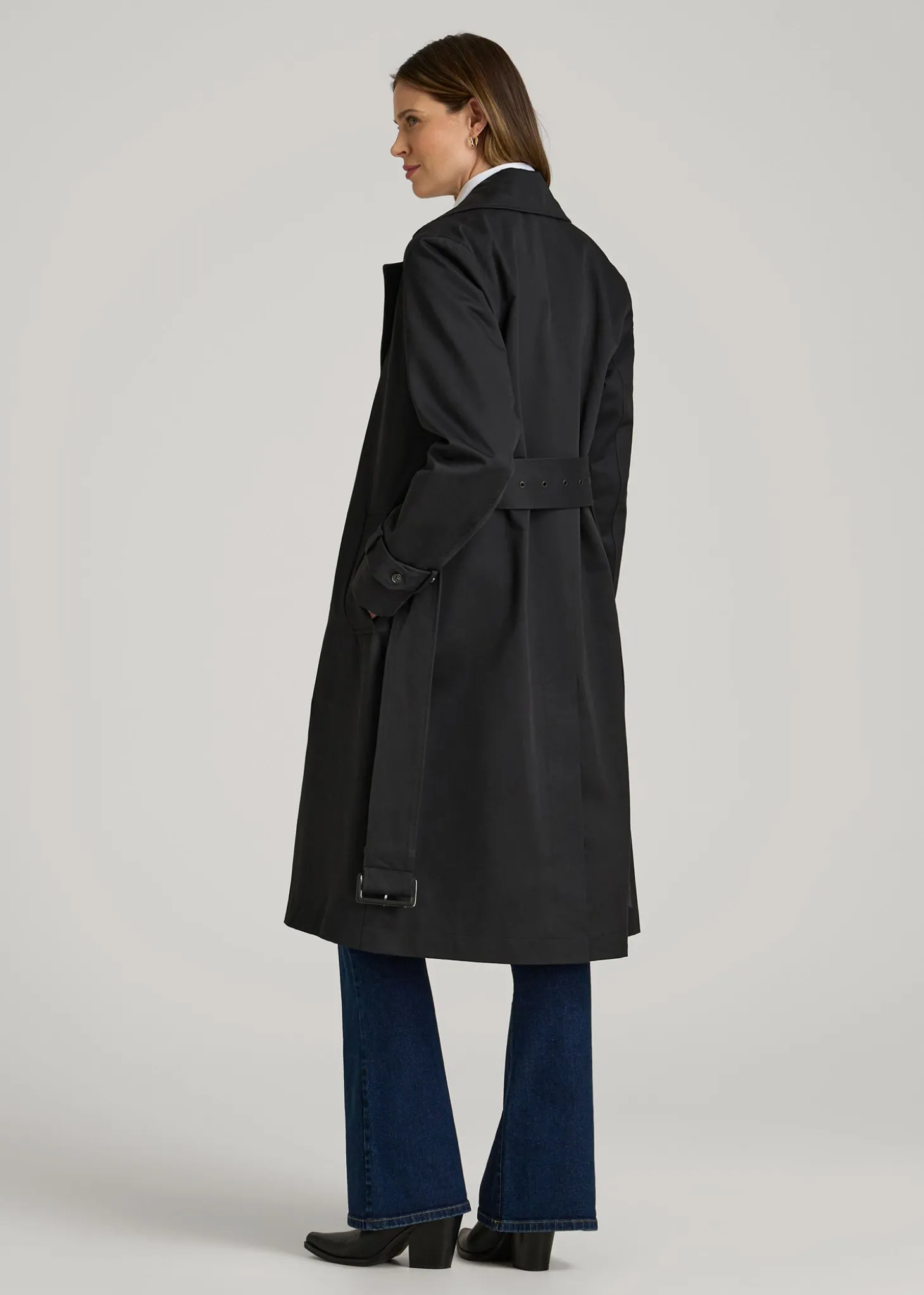 Relaxed Trench Coat for Tall Women