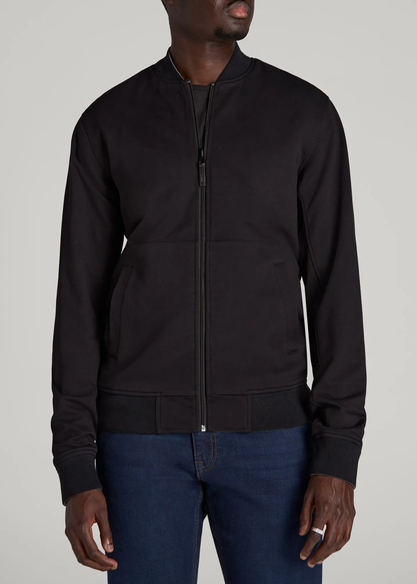 Reversible Bomber Jacket for Tall Men