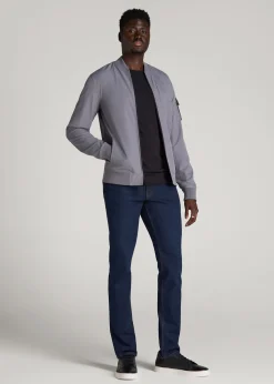 Reversible Bomber Jacket for Tall Men
