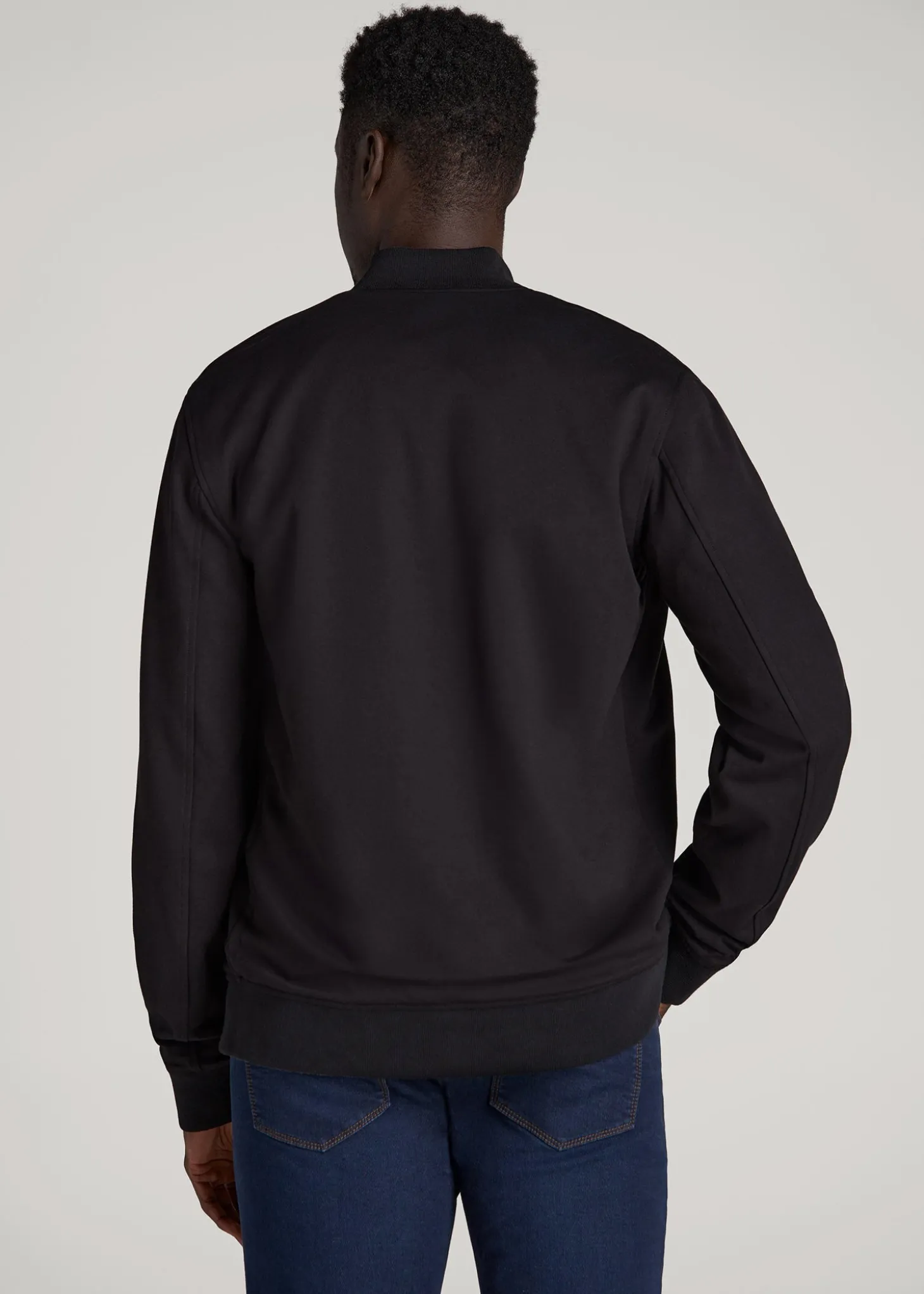 Reversible Bomber Jacket for Tall Men