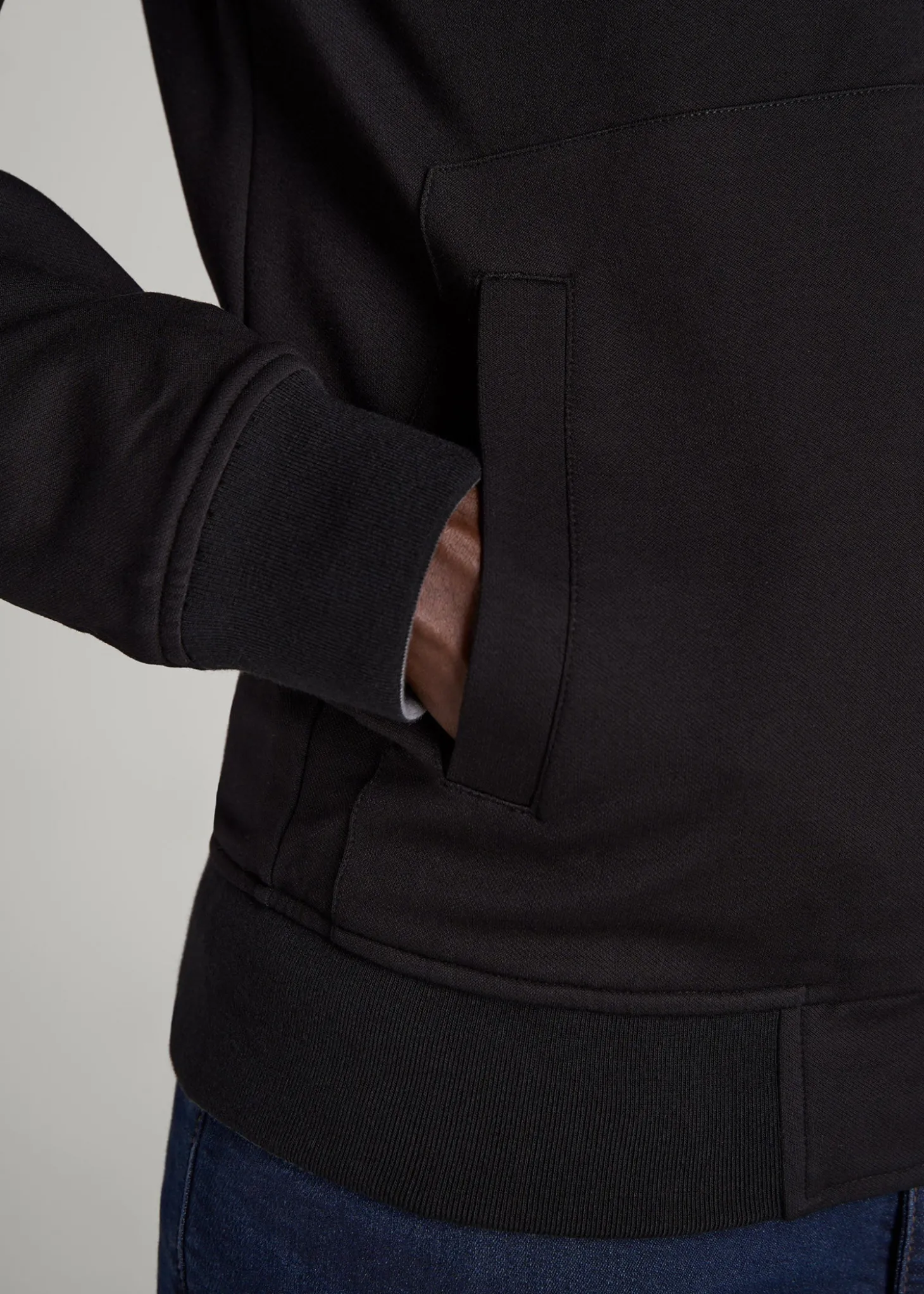 Reversible Bomber Jacket for Tall Men