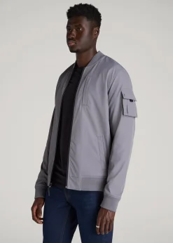 Reversible Bomber Jacket for Tall Men
