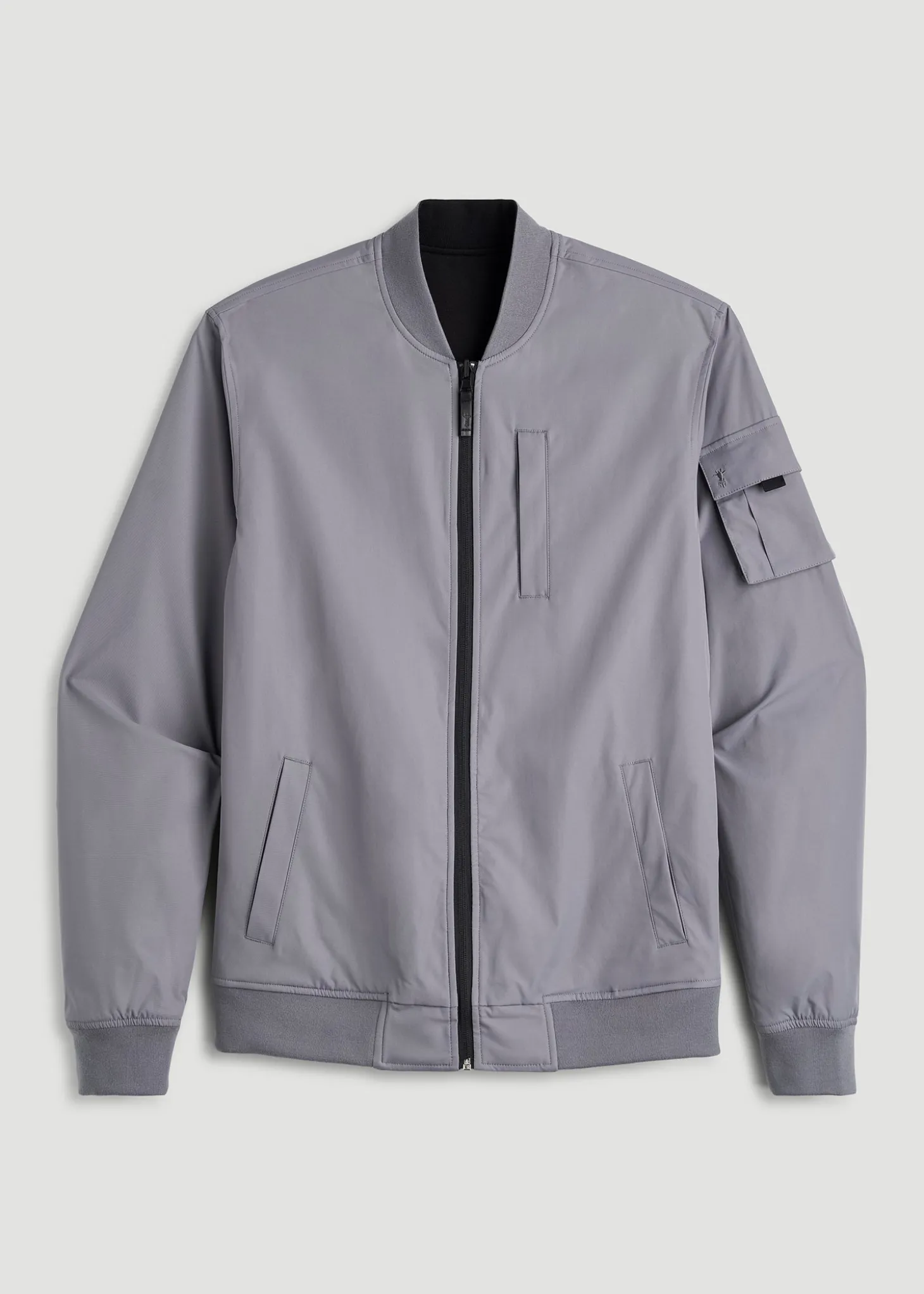 Reversible Bomber Jacket for Tall Men