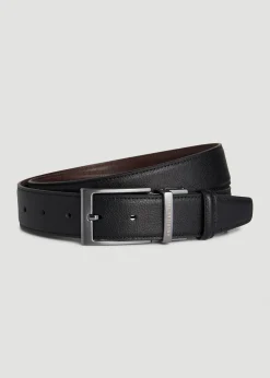 Reversible Leather Belt for Tall Men