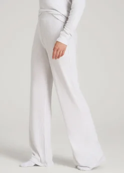 Ribbed Flare Lounge Pants for Tall Women