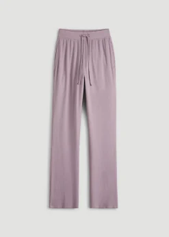 Ribbed Flare Pants for Tall Women