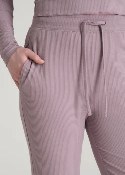 Ribbed Flare Pants for Tall Women