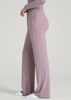 Ribbed Flare Pants for Tall Women