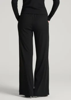 Ribbed Knit Wide Leg Pant for Tall Women