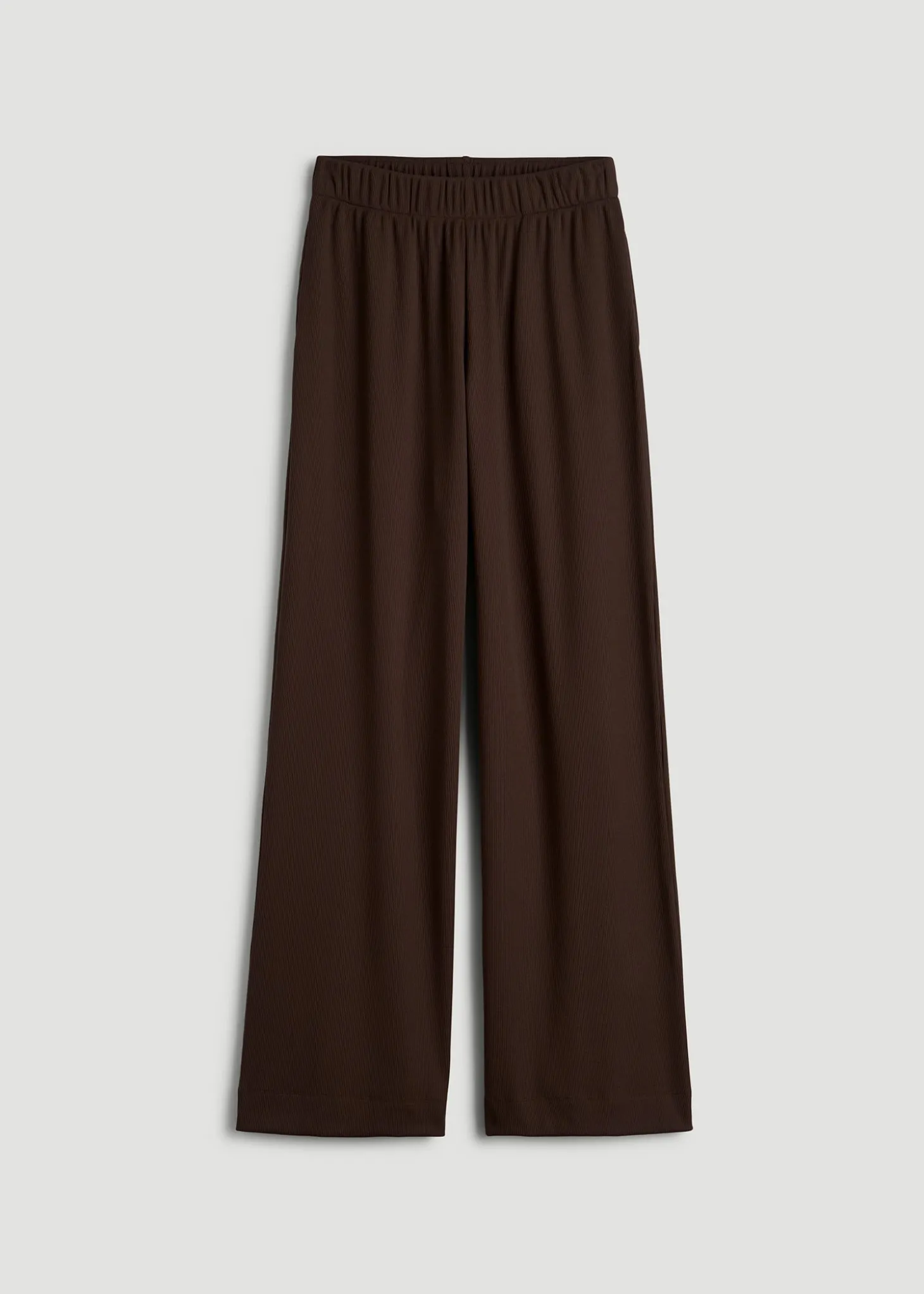 Ribbed Knit Wide Leg Pant for Tall Women