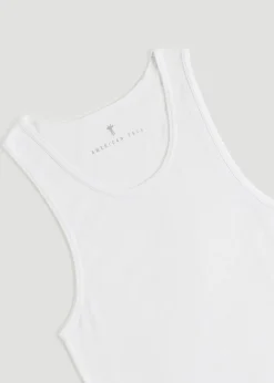 Ribbed Undershirt Tank Top for Tall Men