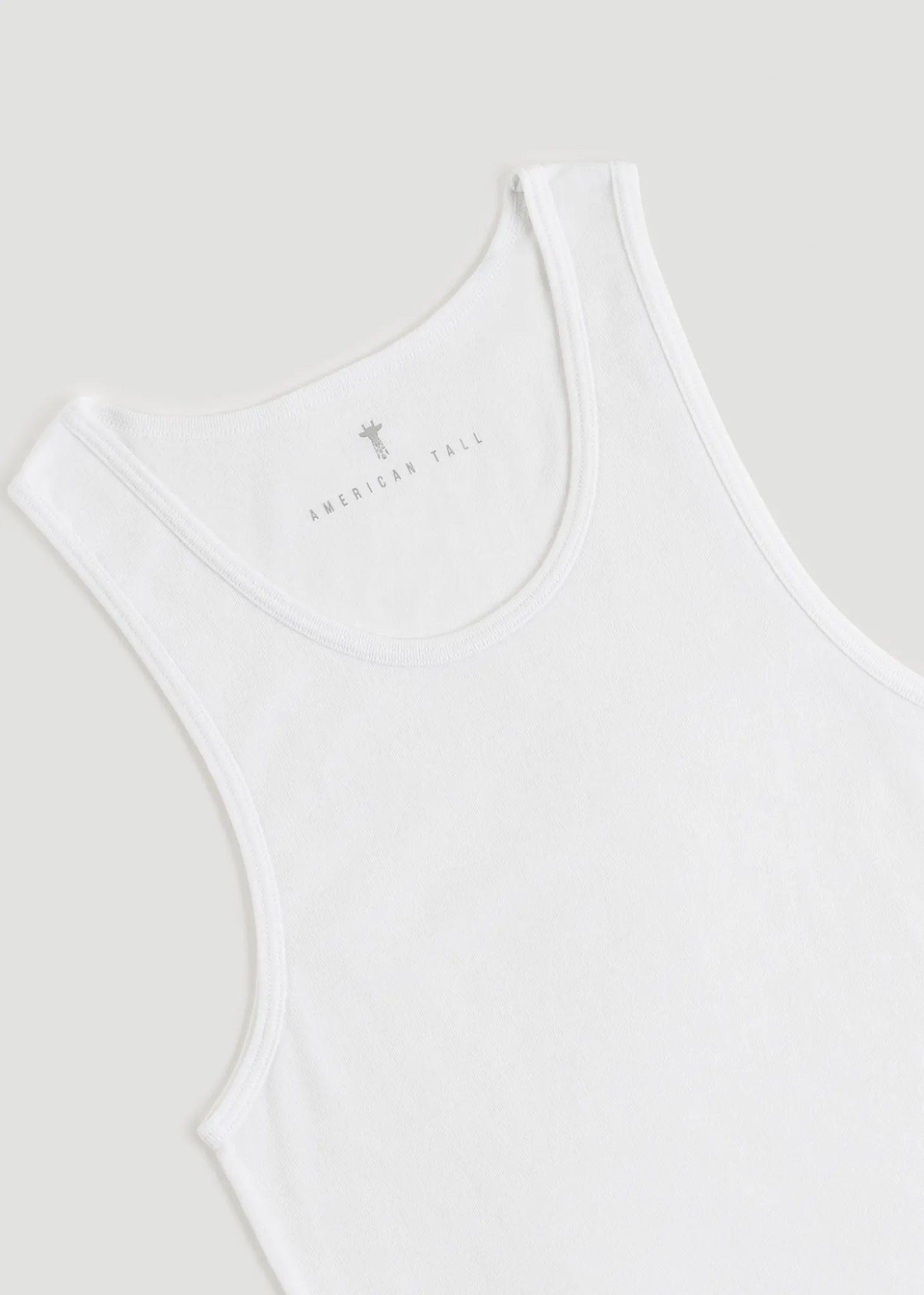 Ribbed Undershirt Tank Top for Tall Men