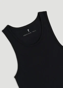 Ribbed Undershirt Tank Top for Tall Men