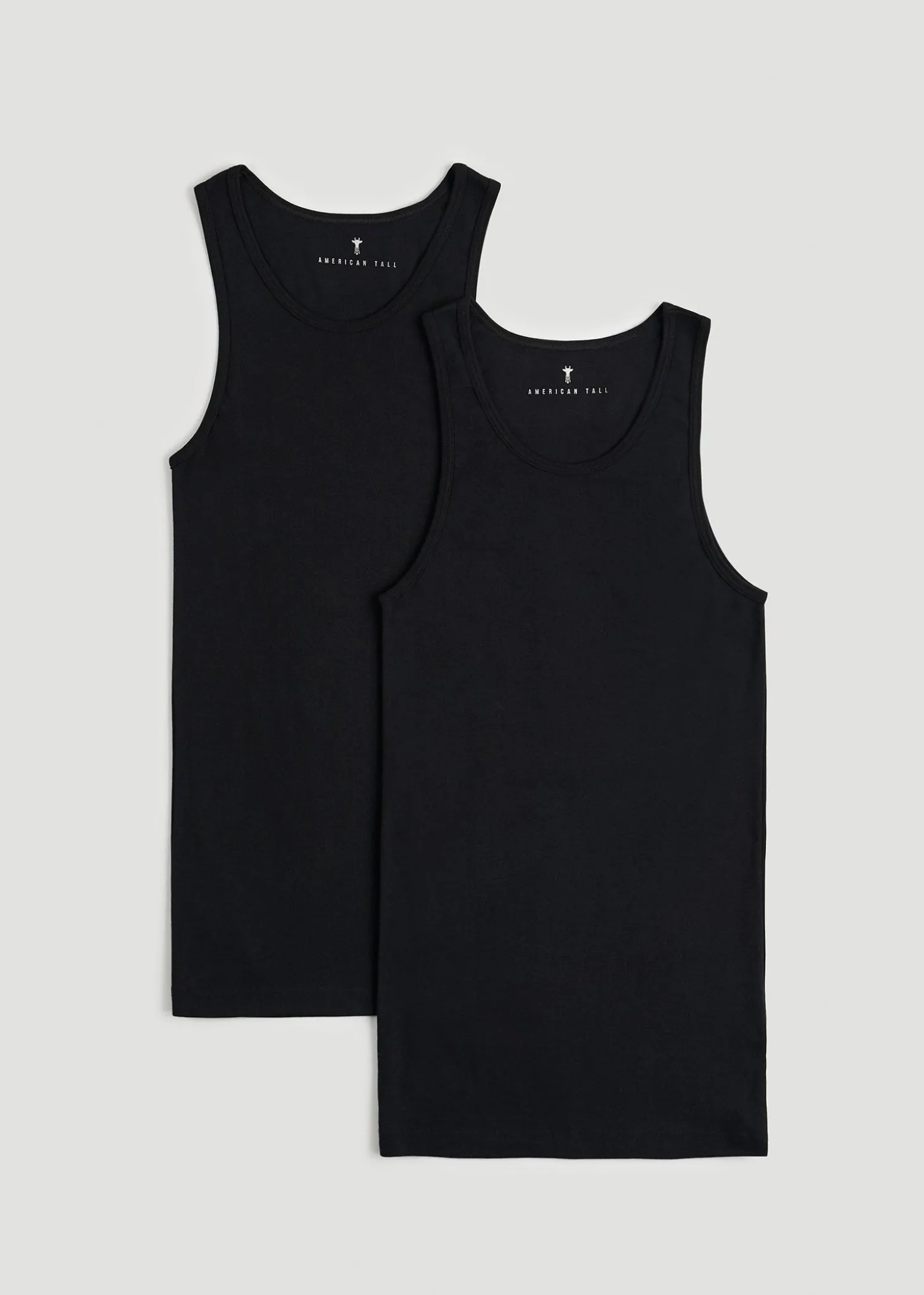 Ribbed Undershirt Tank Top for Tall Men