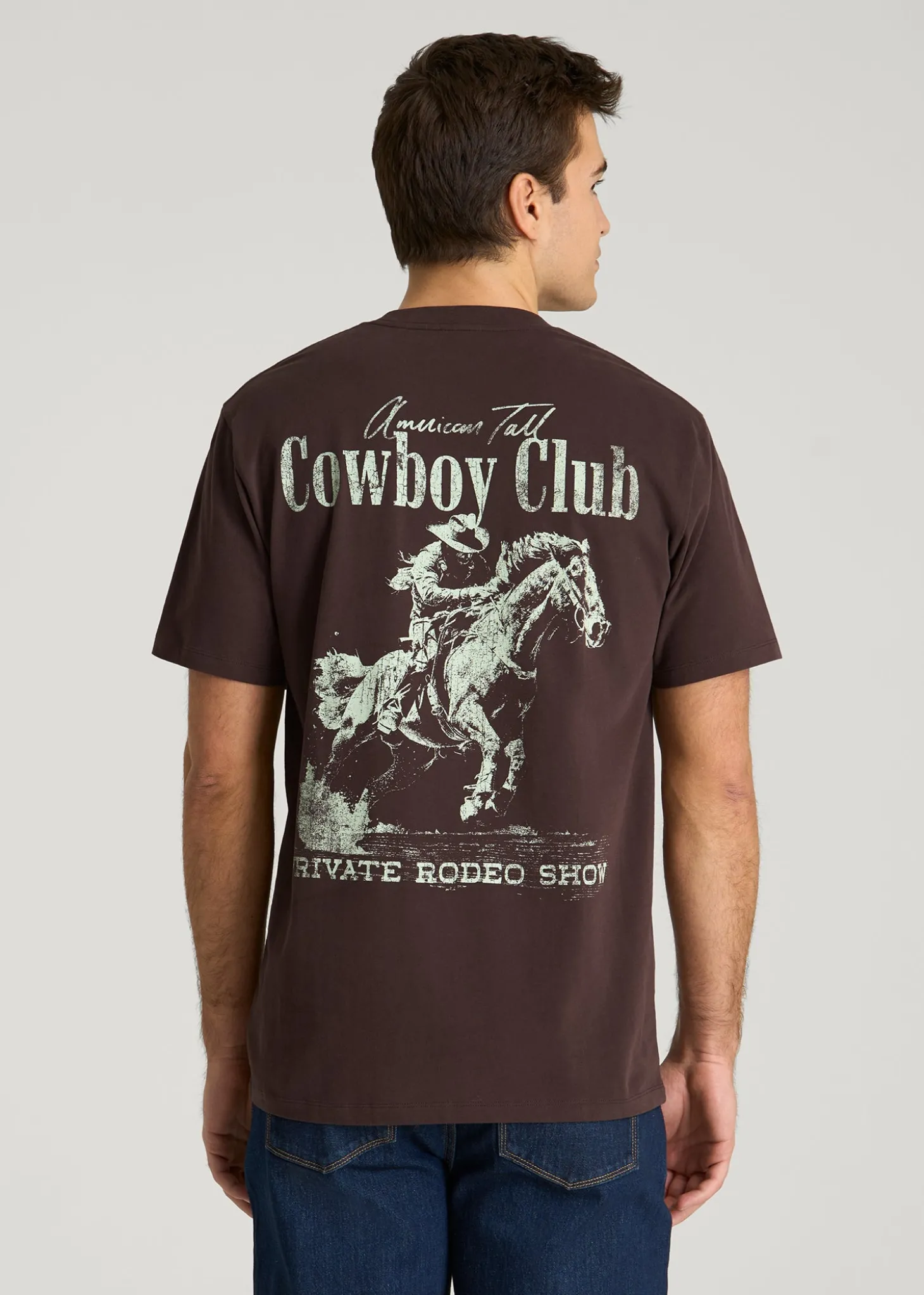 Rodeo Graphic Tee for Tall Men