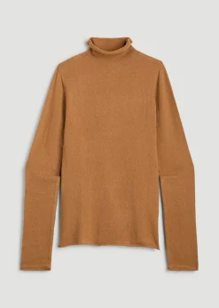 Rolled Mock Neck Sweater for Tall Women