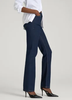 Sadie Mid-Rise Straight Fit Jeans for Tall Women