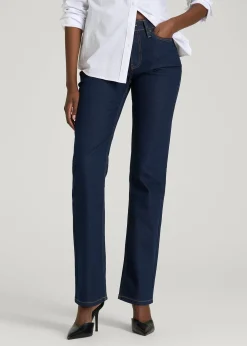 Sadie Mid-Rise Straight Fit Jeans for Tall Women