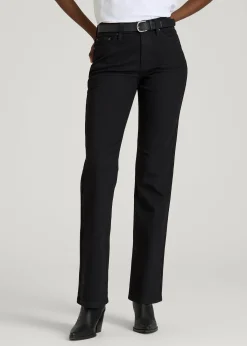 Sadie Mid-Rise Straight Fit Jeans for Tall Women