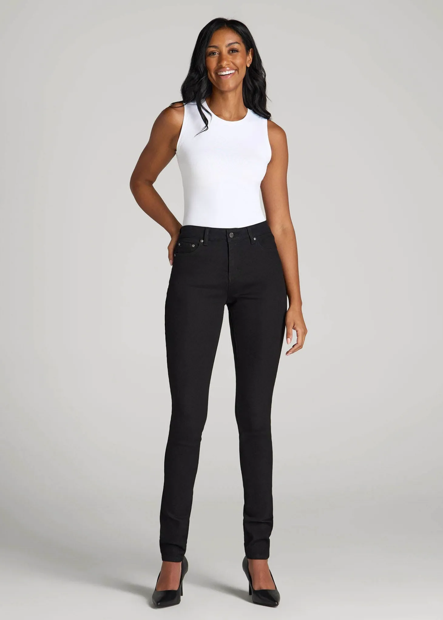 Sarah Mid-Rise Skinny Jeans for Tall Women