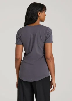 Scoop V-Neck Tee for Tall Women