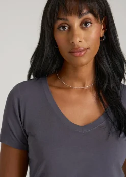 Scoop V-Neck Tee for Tall Women
