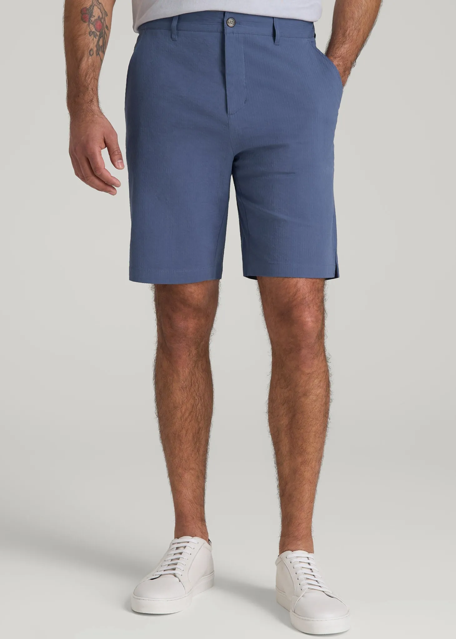 Seersucker Shorts for Tall Men