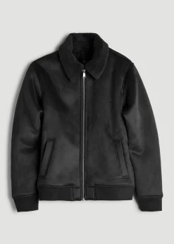 Sherpa Bomber Jacket for Tall Men
