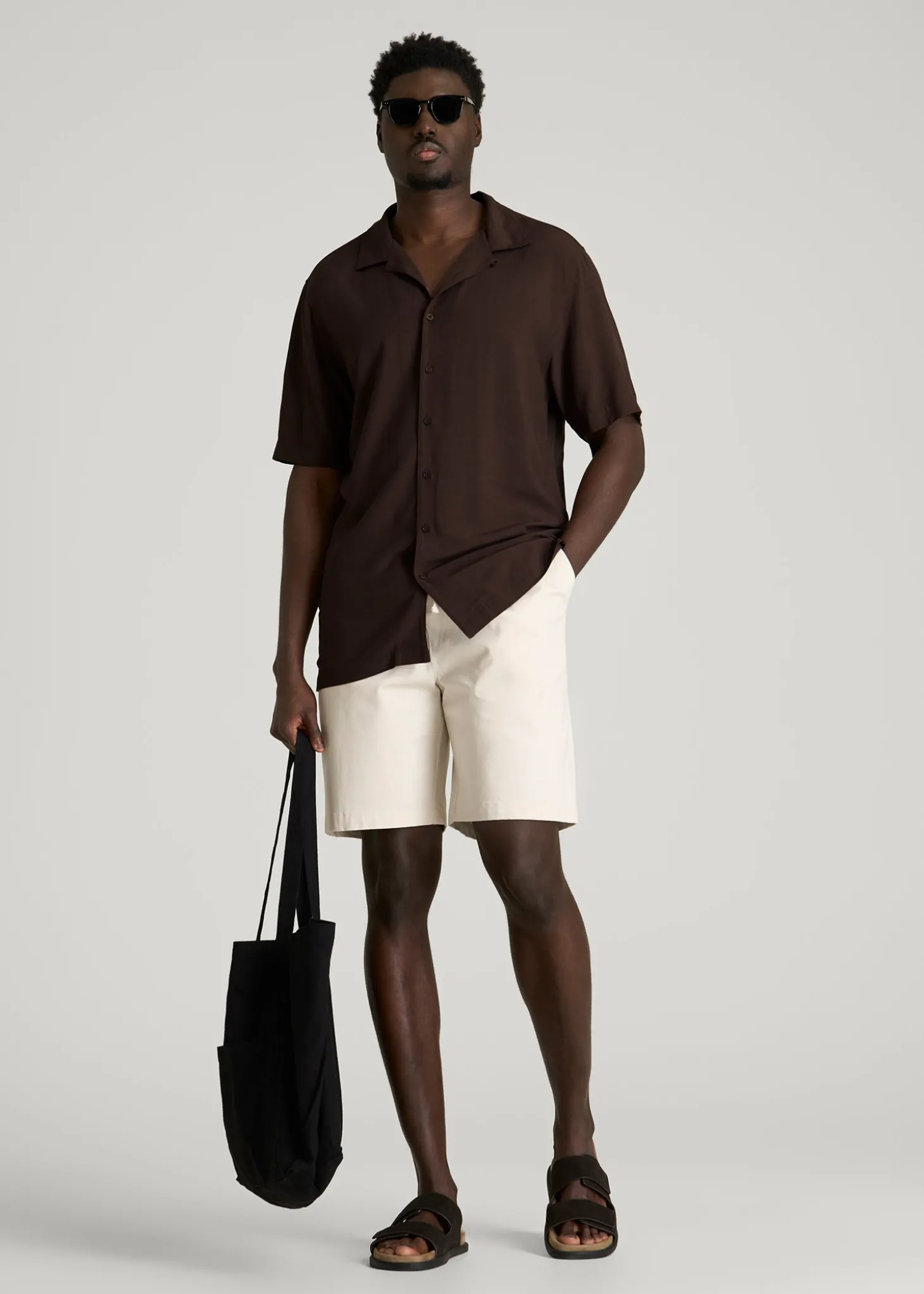 Short Sleeve Resort Shirt for Tall Men