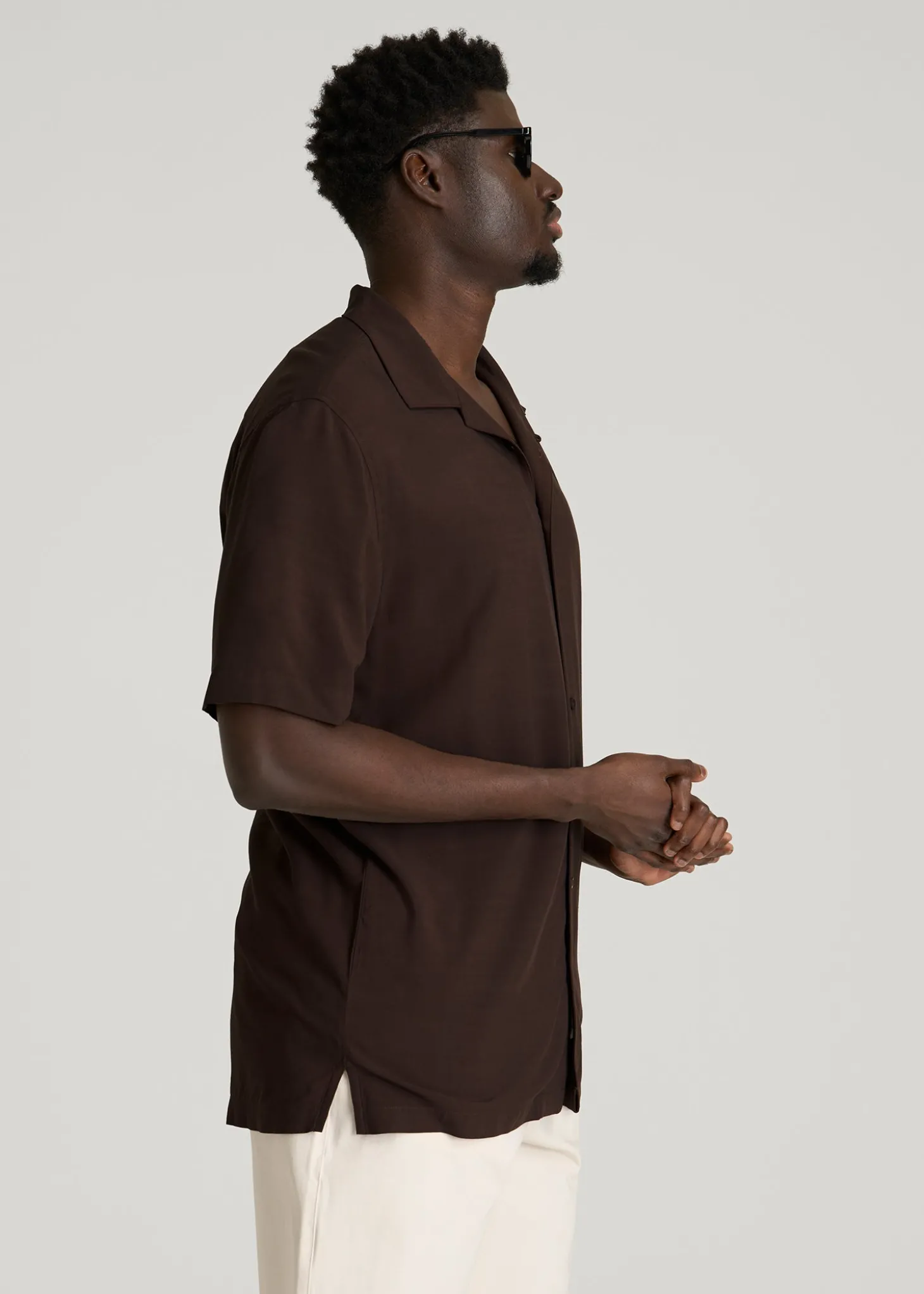 Short Sleeve Resort Shirt for Tall Men