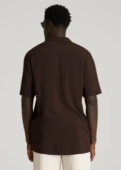 Short Sleeve Resort Shirt for Tall Men
