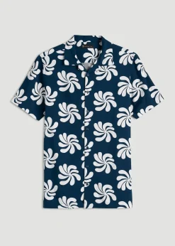 Short Sleeve Resort Shirt for Tall Men