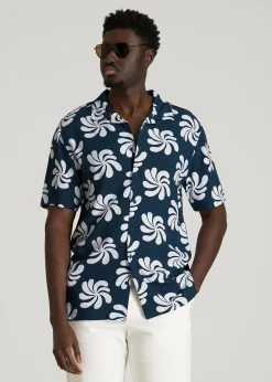 Short Sleeve Resort Shirt for Tall Men