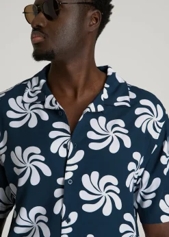 Short Sleeve Resort Shirt for Tall Men